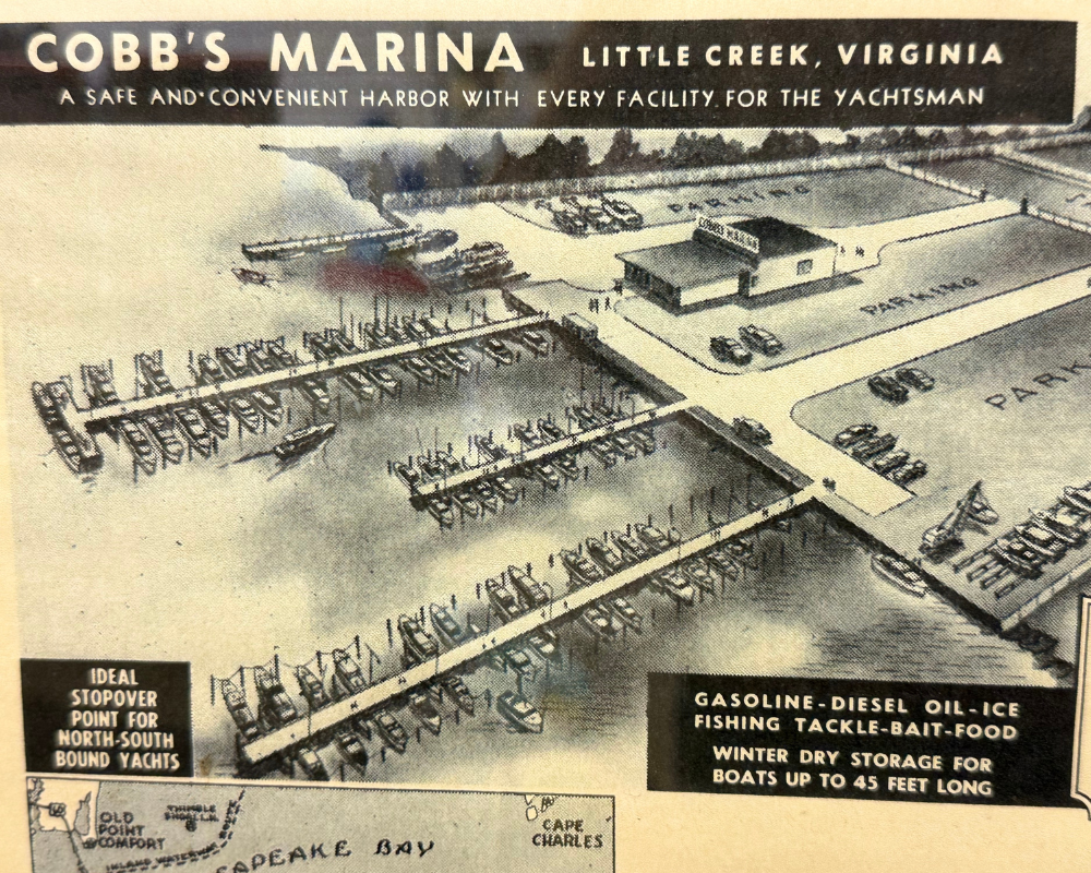 Cobb's Marina original flyer